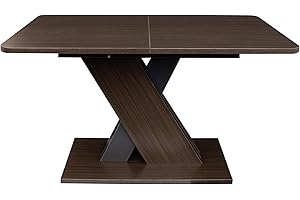 Extendable Dining Room Table 6-8 Person