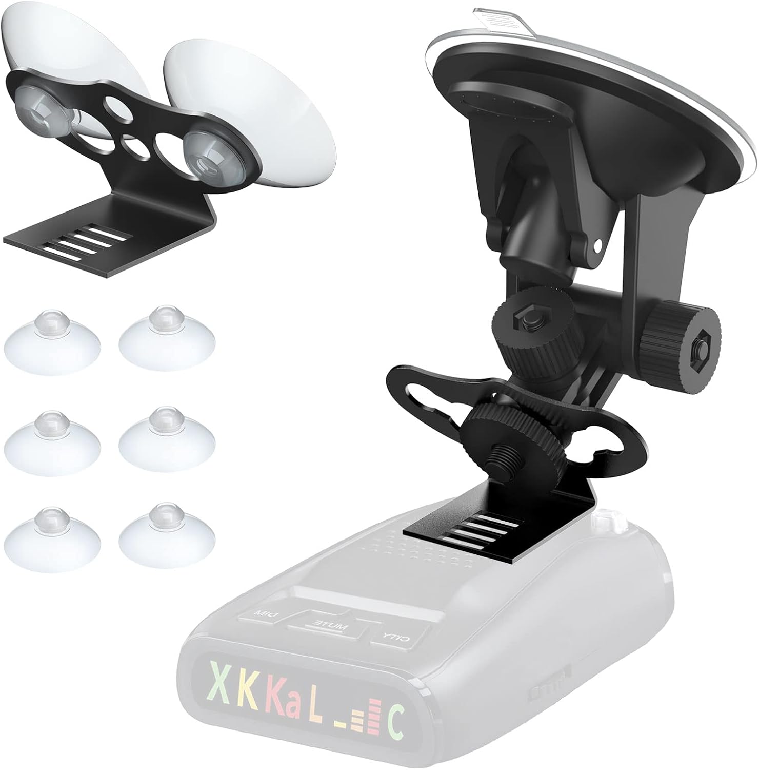 Plozoe Radar Detector Mount,Windshield and Dashboard Radar