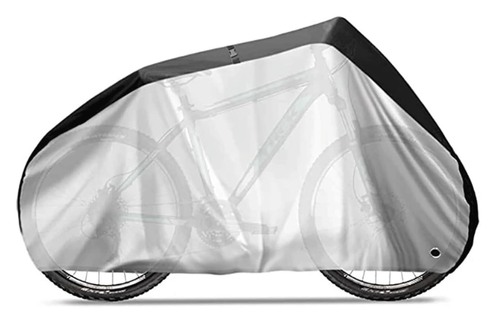 Lqzaxsrdr As Shown Bicycle Cover, Bike Cover 190T Nylon Waterproof Anti Protection Lock-Holes For Mtb Multiple Sizes(L)