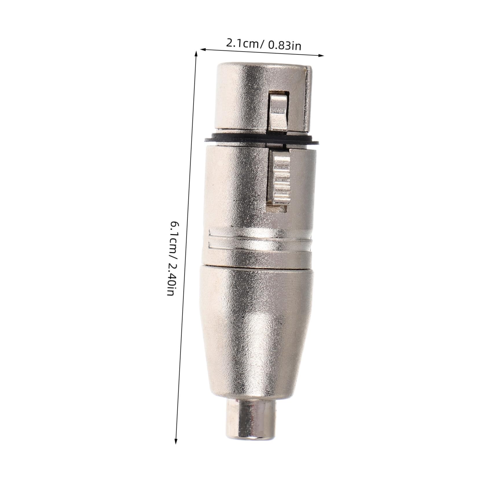 SUPVOX to Adapter Female Socket for Microphone and Mixer Audio Converter for Amplifiers Lightweight and Compact Design for Easy Connections