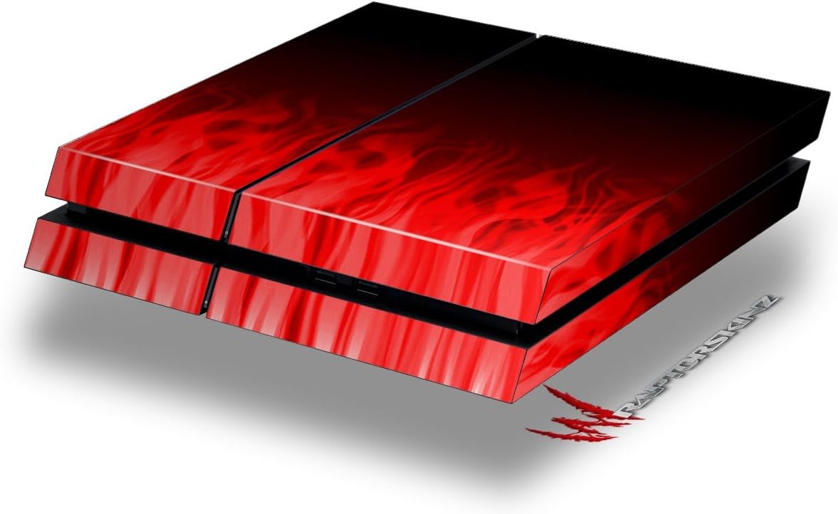 Fire Red - Decal Style Skin fits original PS4 Gaming Console