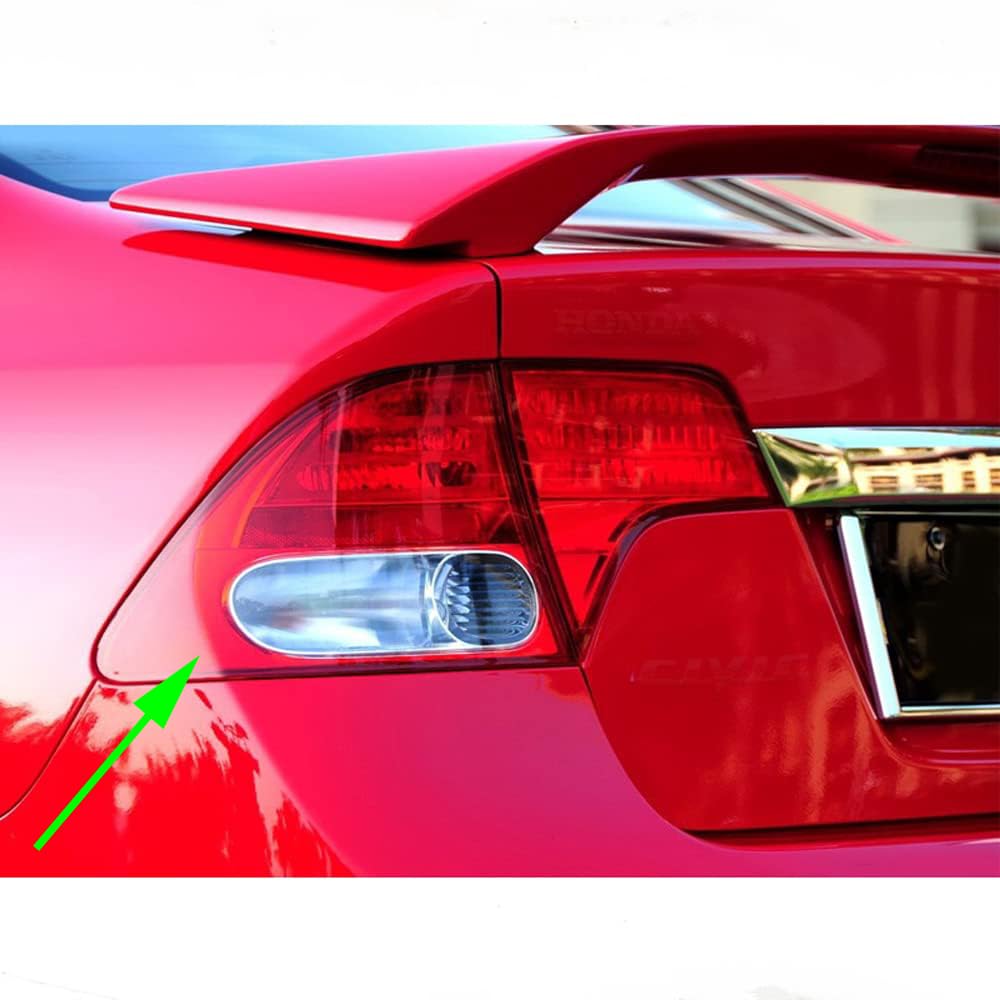Tylne światło dla Civic 2009 2010 2011, wymiana świateł hamulcowych lampa samochodowa lewa prawa strona pasażera kierowca, lewa strona zewnętrzna