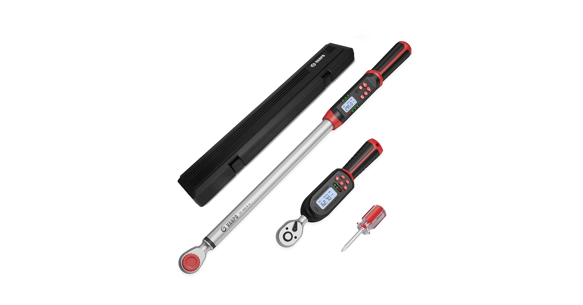 AYK　EXL480 UYECOVE 3/8-Inch Drive Click 3/8 Torque Wrench 4 Pcs Set, 10