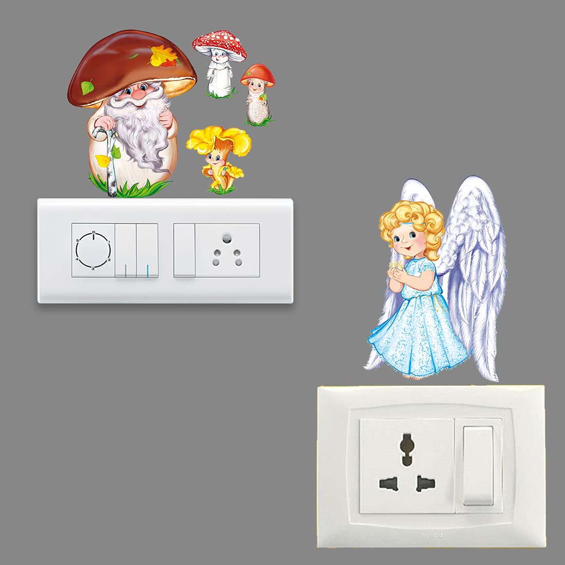 god & god's Sticker for Split AC JUST Peel & Stick Size 20 or 60 cm Pack of 1 (Code GACN293 1
