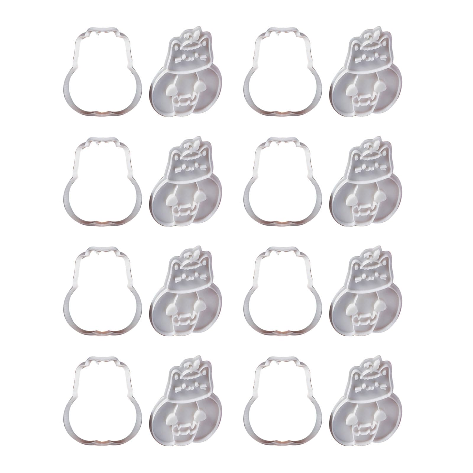 Tsophreniq 8PCS Cookie Molds Halloween Biscuit Biscuit Molding Cats Shape Kitchen Baking Supplies Dough for Cookie Baking Utensils