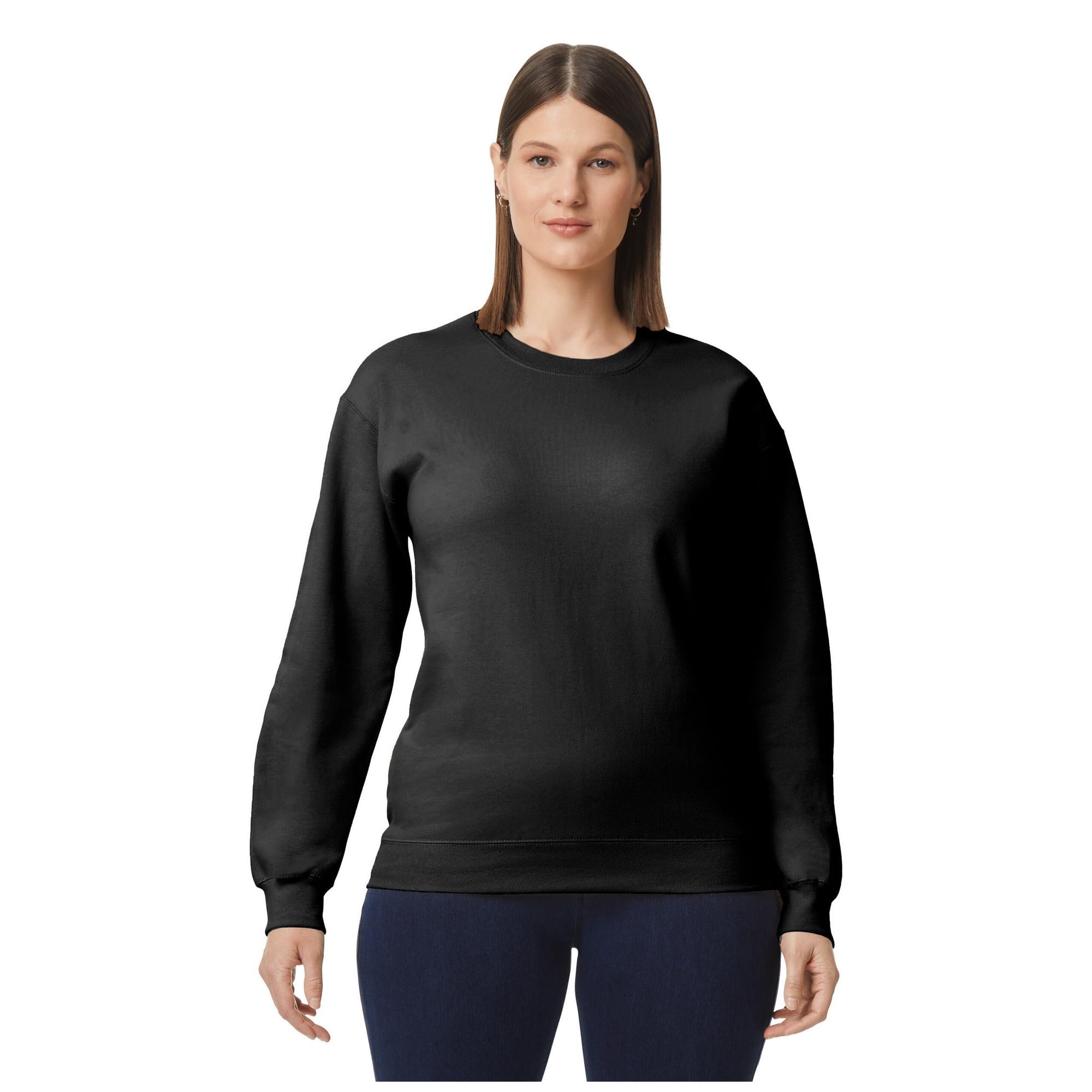 Gildan Hoodie Softstyle Midweight Fleece Adult Crewneck Sweatshirt - SF000 Unisex Pullover