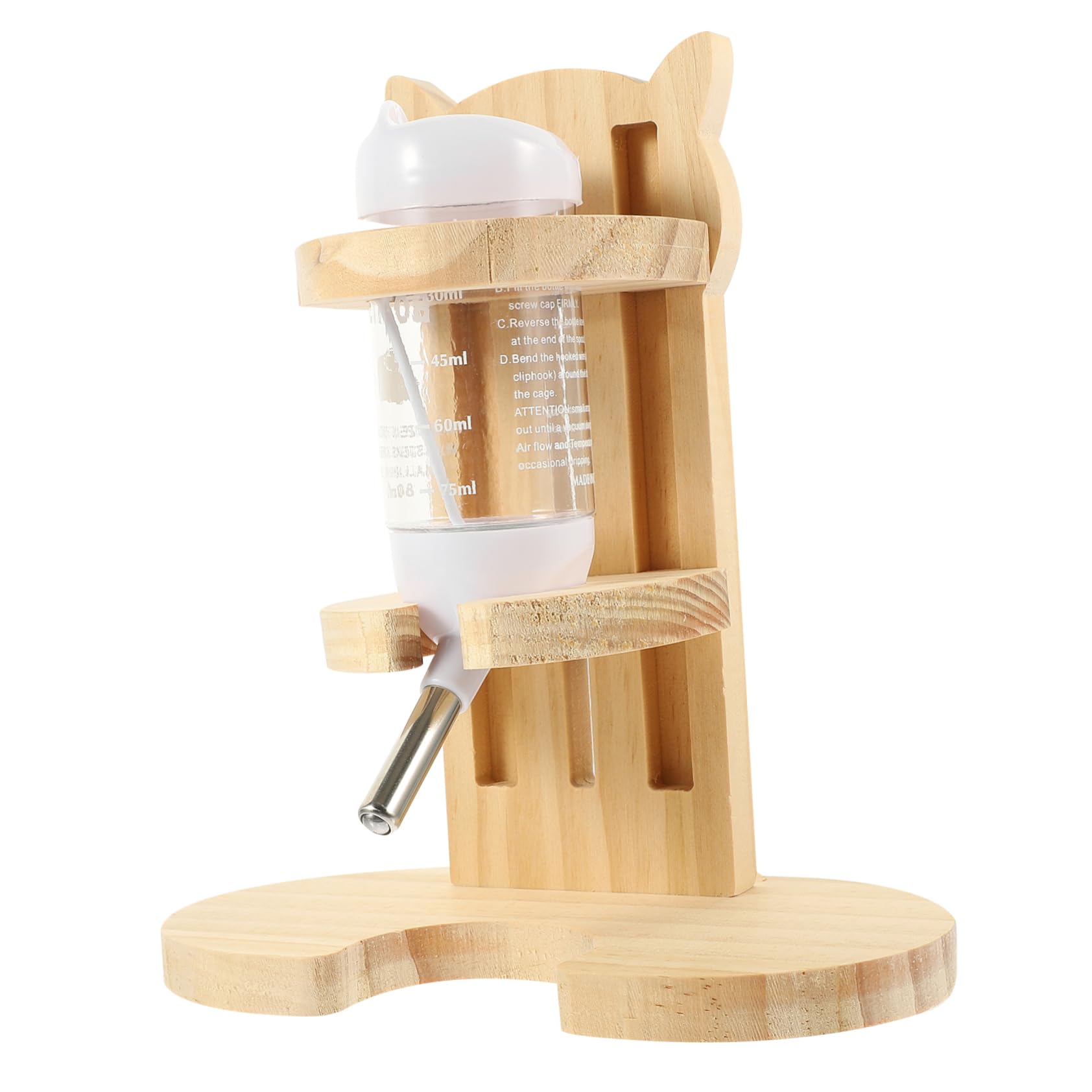 Garneck Professional Hamster Waterer Easy to Use Water Bottle Stand for Pet Animal Water Dispenser for Hamster Cage