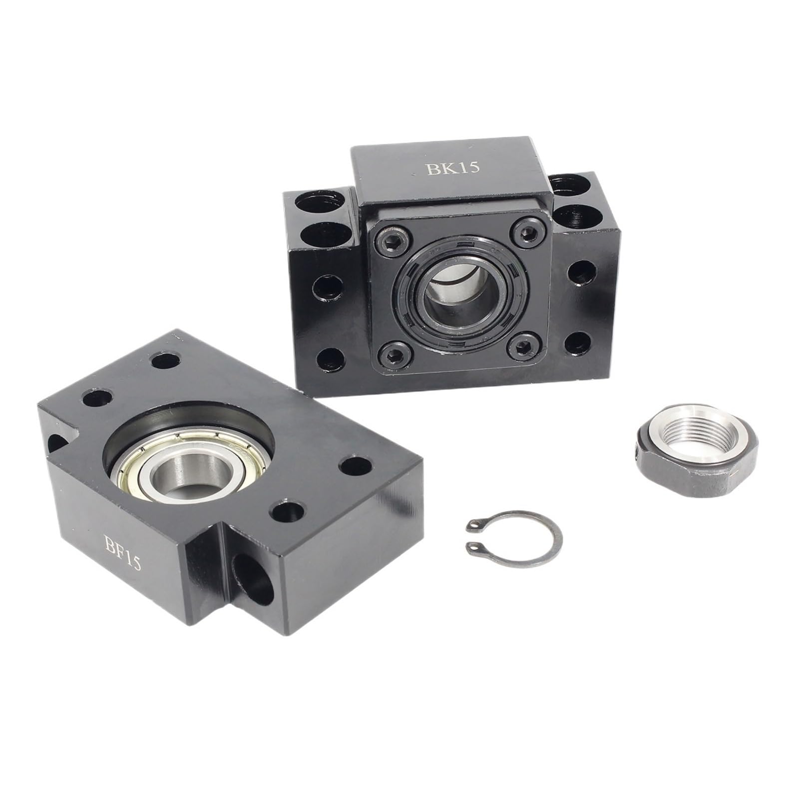 Vite a ricircolo di sfere, vite a ricircolo di sfe Vite a ricircolo di sfere da 20 mm C7 SFU2005 Lavorazione estremità della leva della vite a ricircolo di sfere + BK/BF15 + Dado a ricircolo di sfere