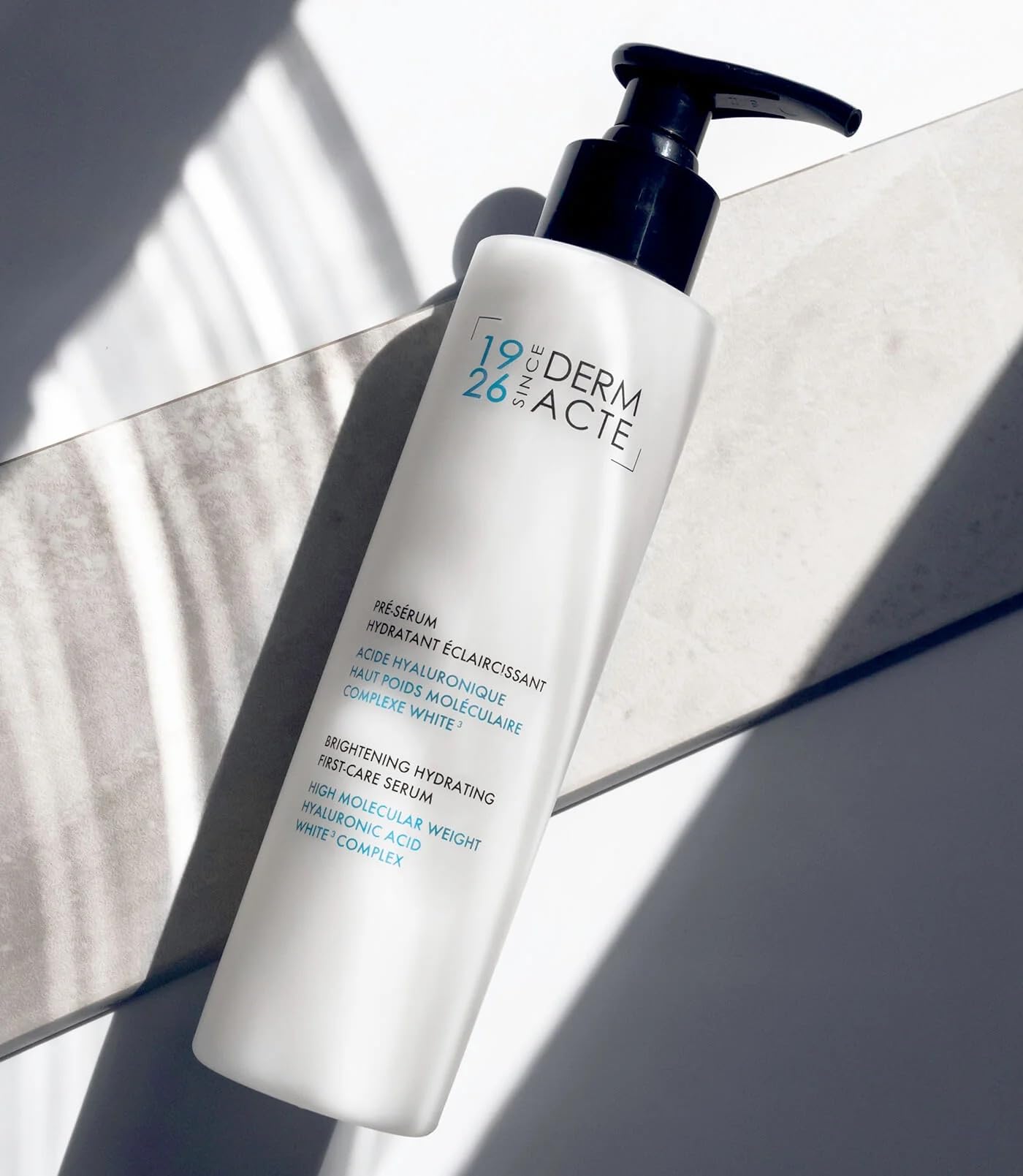 Académie Scientifique de Beauté - DERM ACTE - Pré Sérum Hydratant Éclaircissant 200 Millilitres Sérum Visage Acide Hyaluronique Anti Taches Pigmentaires Hydratation Intense Teint Uniforme Éclatant
