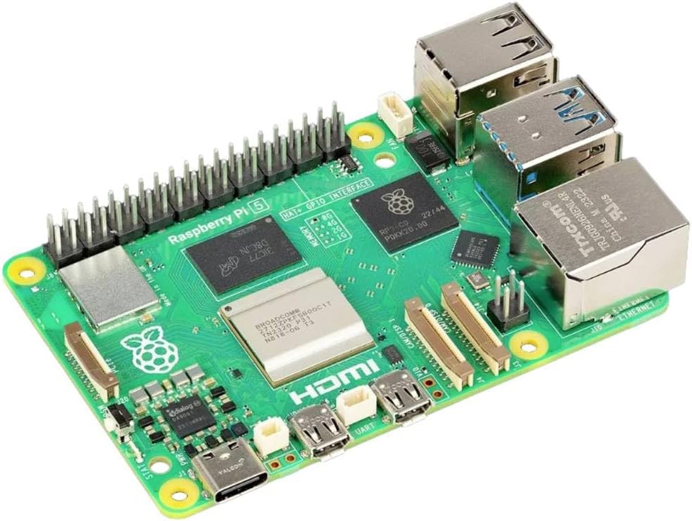 5 4GB RAM, SBC, Raspberry Pi5 4GB, BCM2712, Arm Cortex-A76 | Quad Core Processor | Dual 4K HDMI Output, Fast WiFi | Compact Form Factor, Versatile Desktop Computer