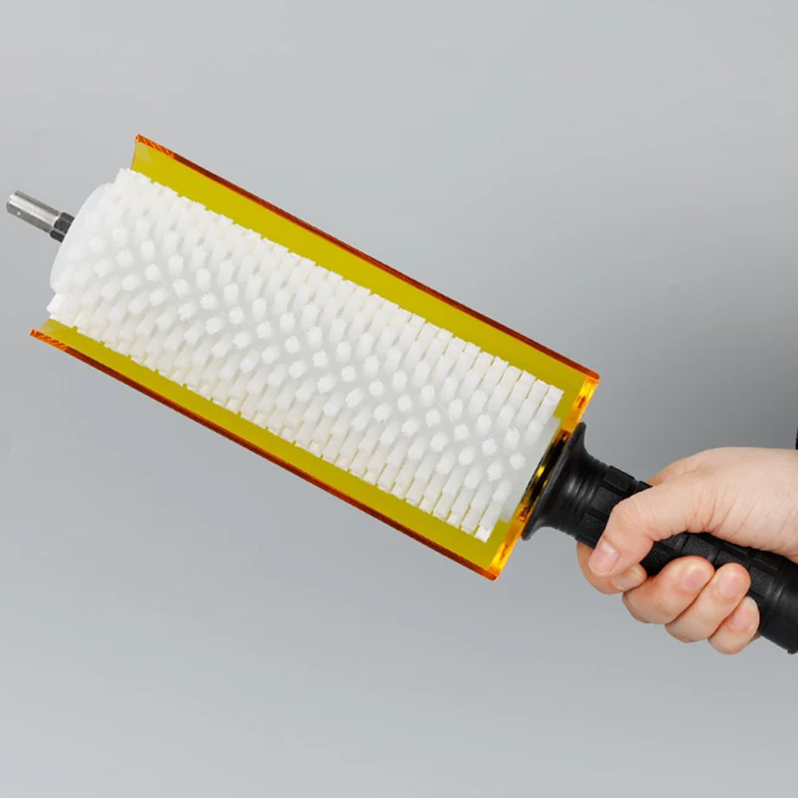 Kit de cepillos de cera de esquí, 3 cepillos profesionales (latón, crin de caballo, nailon) con protector de eje para una limpieza rápida y acabado deslizante de pulido