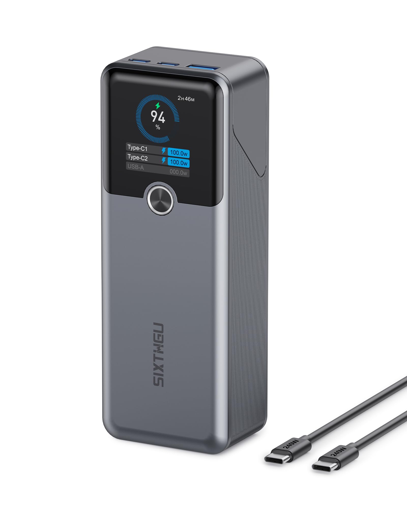 Laptop Power Bank 20 000mAh 3-Port Portable Charger with 200W Max Output PD 3 1 Fast Charging Flight-Approved