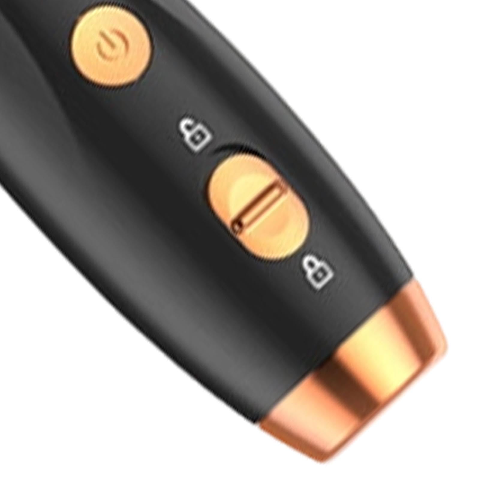 Hair Curling Iron - Rechargeable Styler for Long Hair | 3 Temperature with Portable Design, Home Salon Tool, Outdoor Travel Accessory, Straight Curly Styling Device, Compact Heat Control