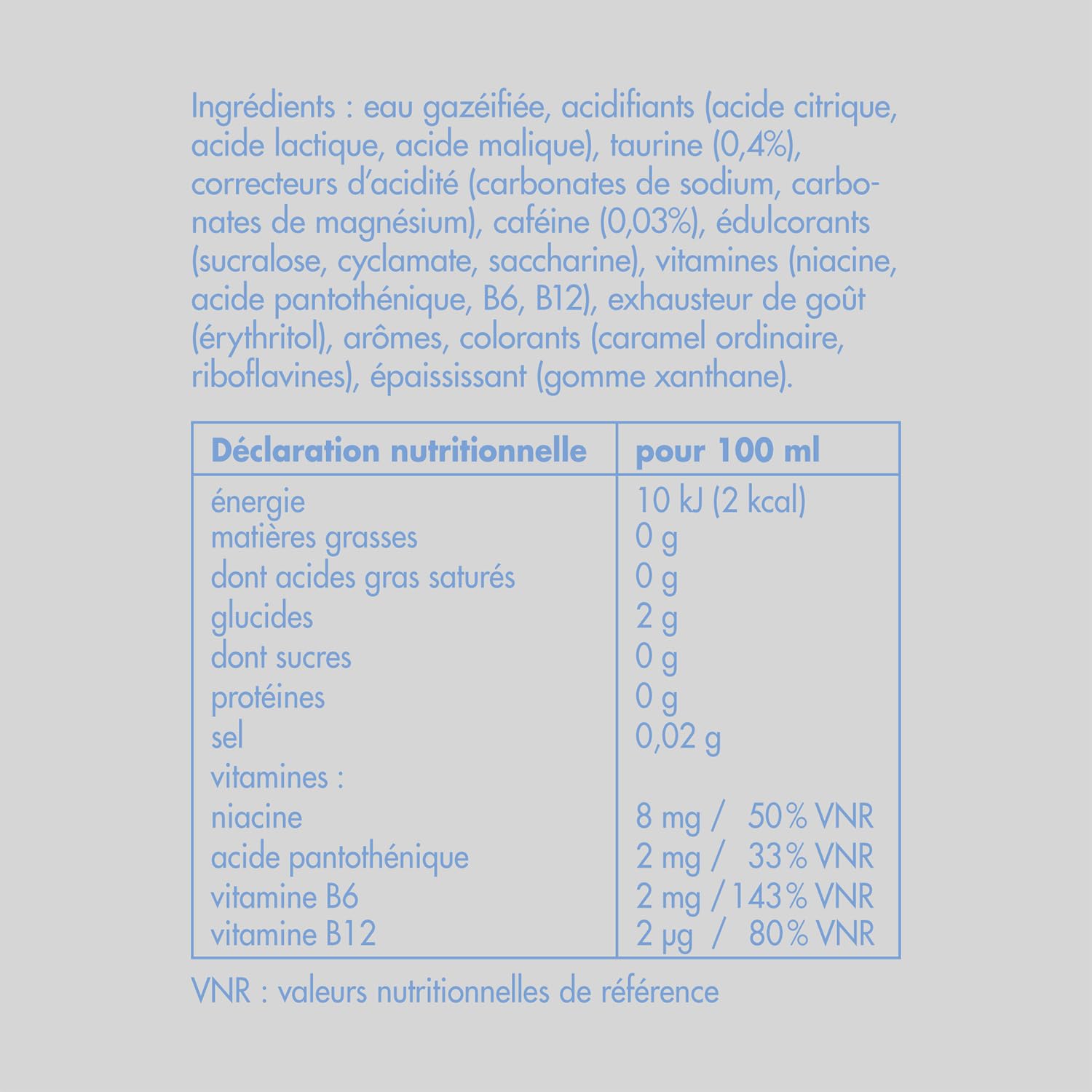 Red Bull, Boisson énergisante, ZERO, 24x250ml