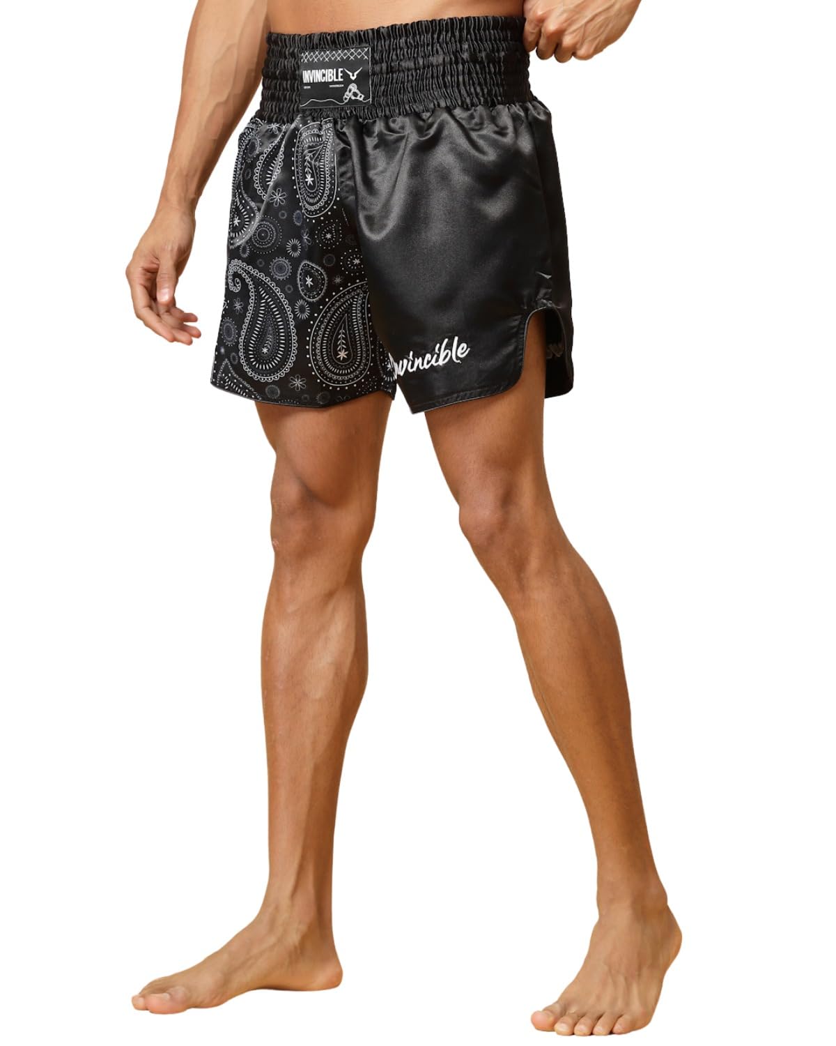 Invincible Men's Muay Thai Boxing Shorts-picture-19
