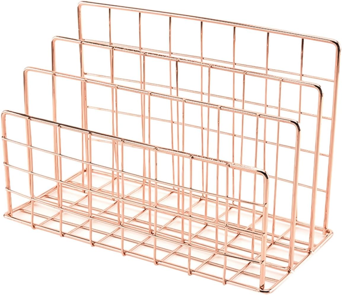 UKCOCO Hangable Metal Storage Box for Desktop Makeup Organizer and Closet