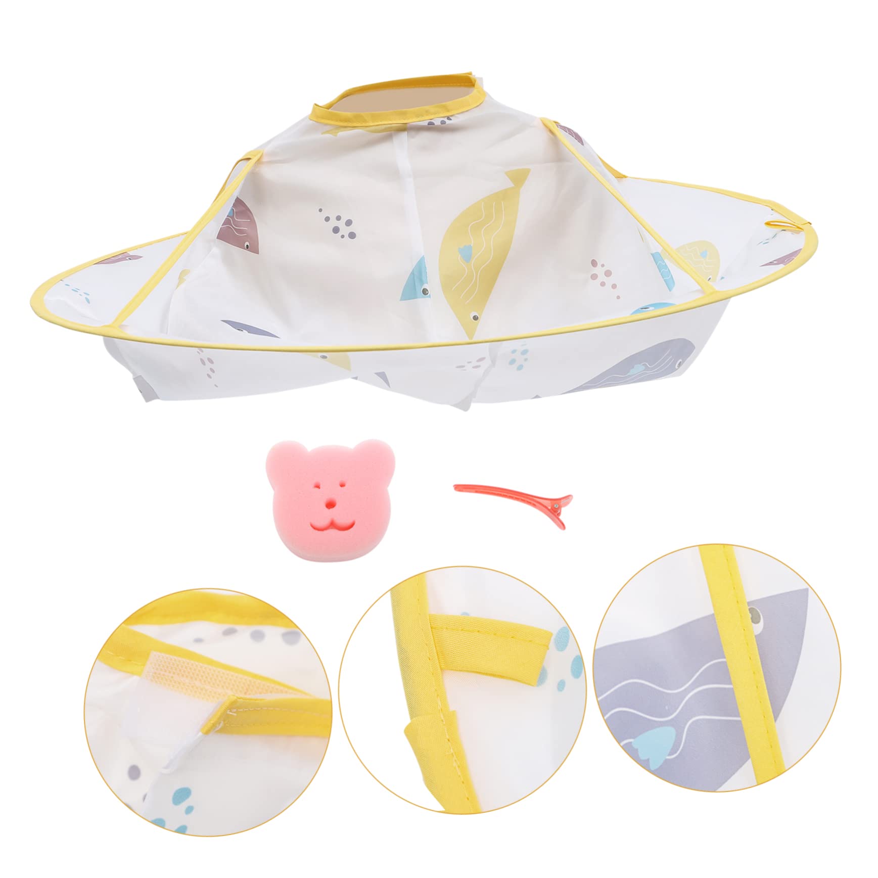 FOMIYES Lot De 3 Capes De Coupe De Cheveux Avec Fermeture Cou Pour Enfants Filles Et Garçons Pour La Maison