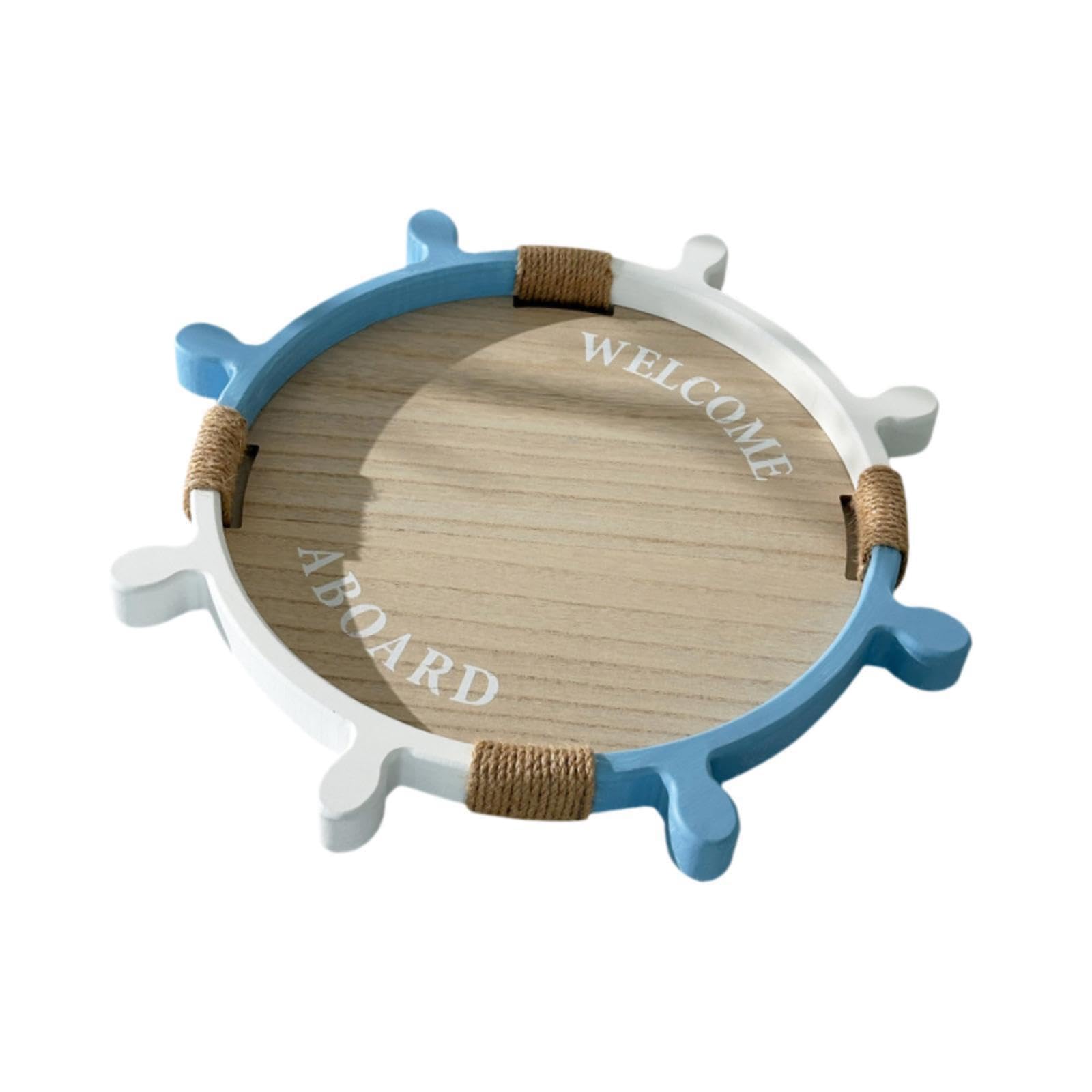 Vassoio decorativo in stile, elemento Per unico in legno rustico, per centrotavola sale da pranzo, tavolini da caffè, vanità legno multiuso.