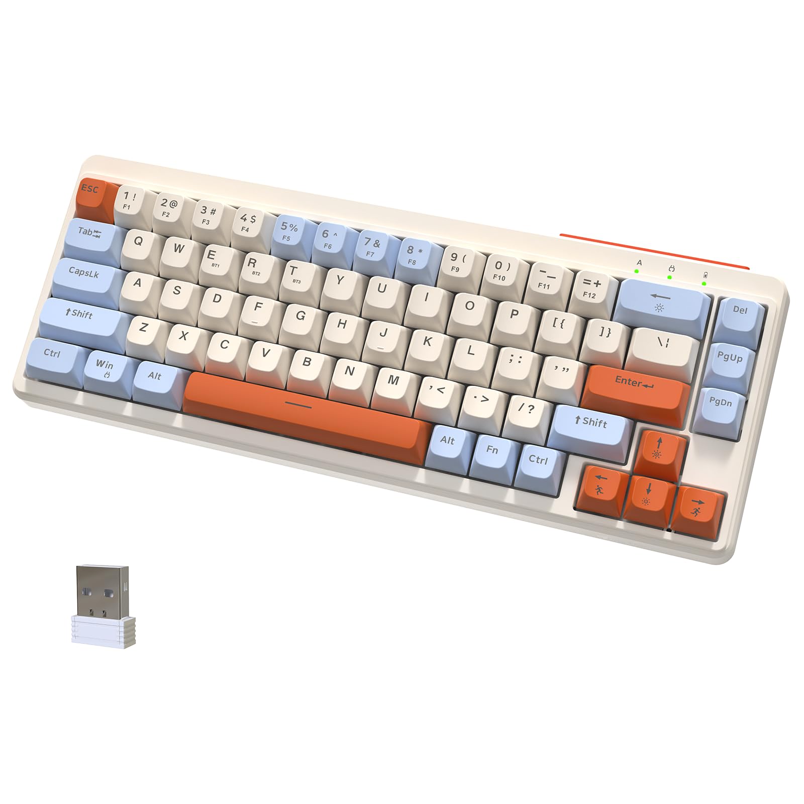 Amazon | FREEWOLF M68 ゲーミングキーボード メンブレンキーボード 3