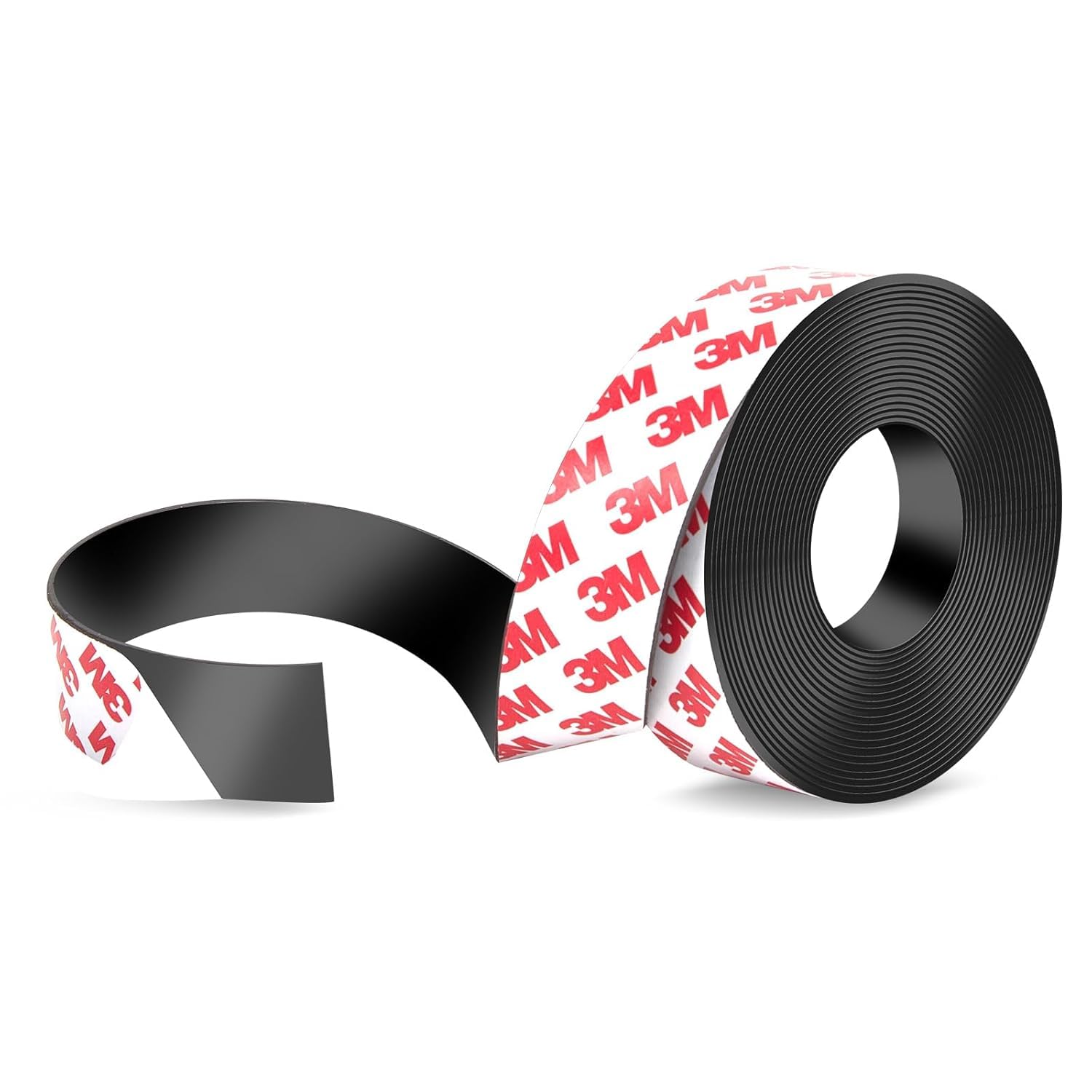EnaMeena Magnetic Tape, 20 mm in Width and 5 feet in Length, Flexible Sticky Magnetic Strips with Adhesive Backing for whiteboards, refrigerators, Kitchens, garages, Craft and DIY Projects (5 Feet)