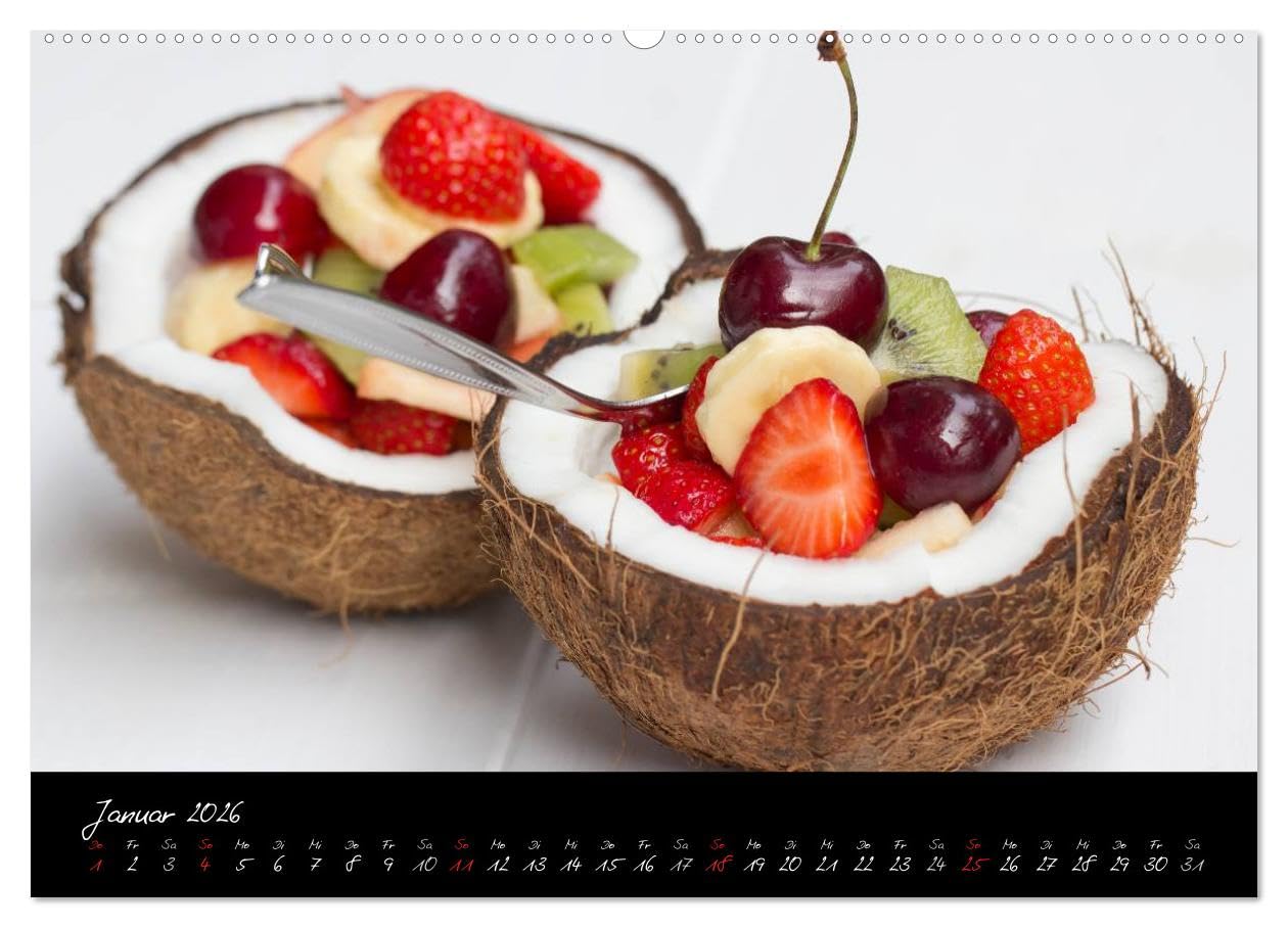 Food-Fotografie (hochwertiger Premium Wandkalender 2026 DIN A2 quer), Kunstdruck in Hochglanz: Essen und Getränke (CALVENDO Lifestyle)