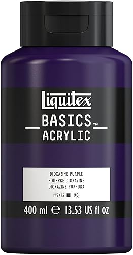 Vista 11 de Liquitex BASICS Pintura Acrílica, Tubo de 118ml (4 oz), Tono Carmesí de Alizarina