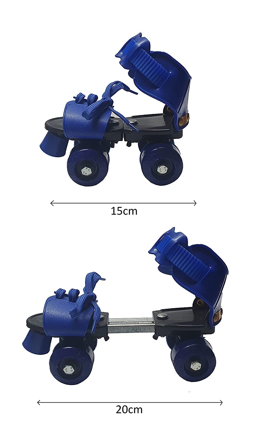 High Trusted Latest Designed Inline Roller Skating with Adjustable Size and Front Break Toys for 4 Years+ Kids Skates Size 5-12 UK (Blue) - Image 4 thumbnail