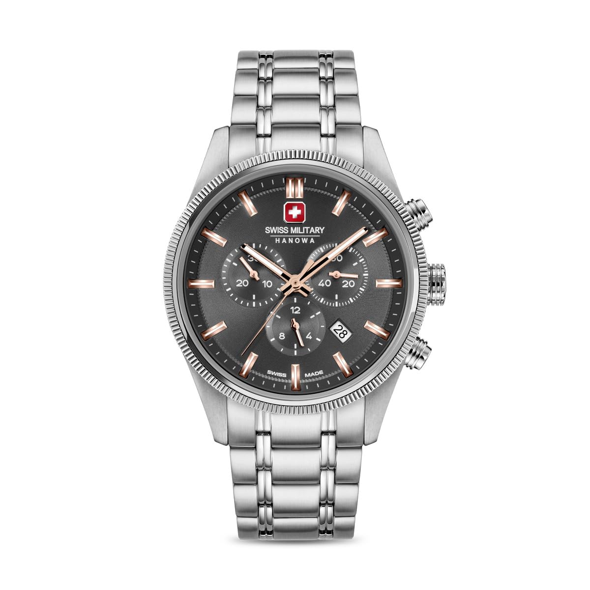 Swiss Military Hanowa Airman First Class Chrono – SMWGC0003103, Edelstahl, Saphirglas, 43 mm