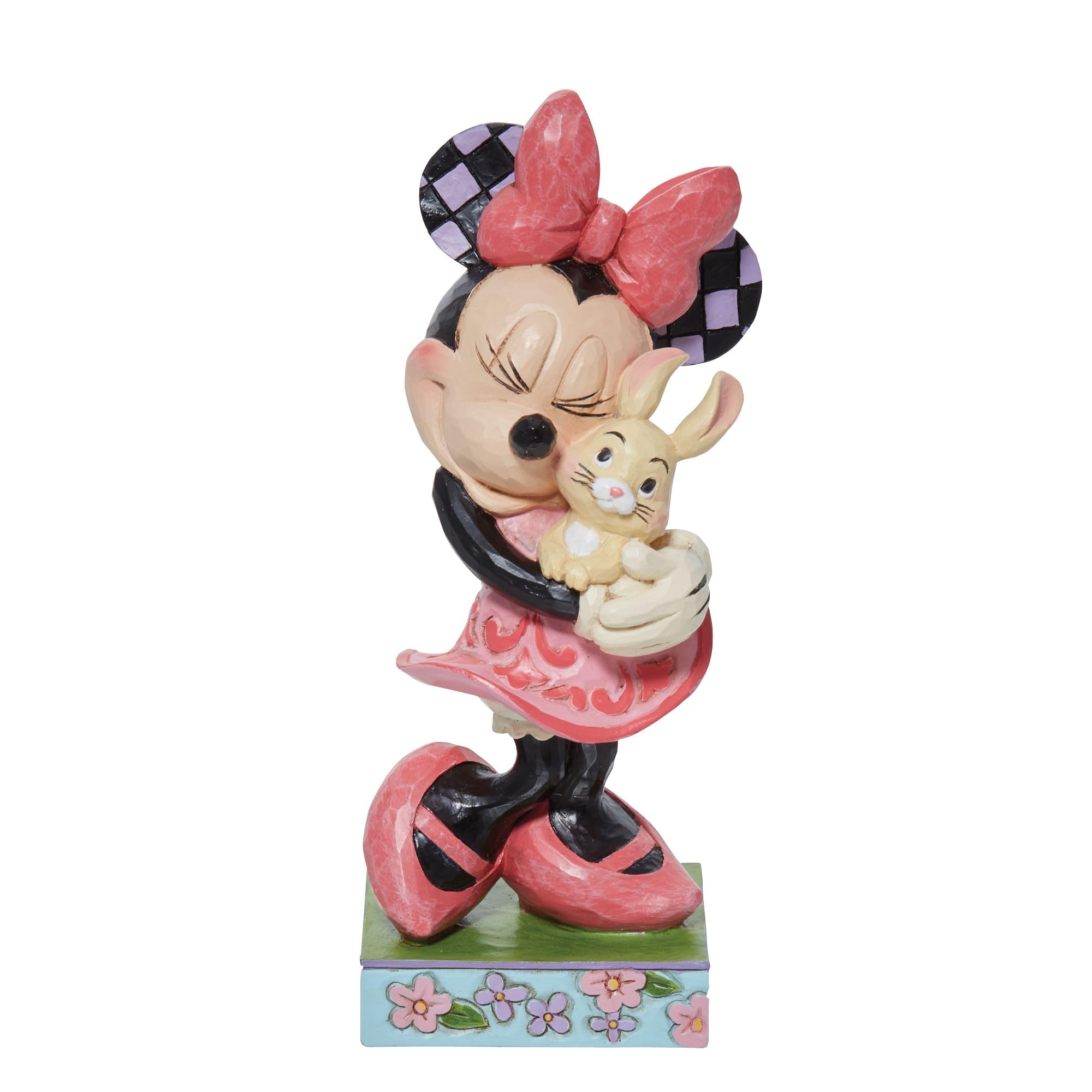 Amazon.com: Enesco Disney Traditions Minnie Holding Bunny Figurine