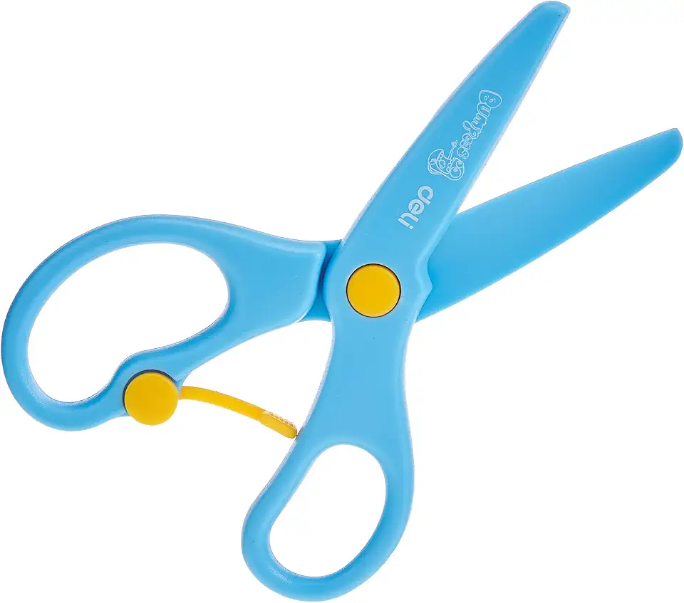 Deli Bumpees ED60402 Plastic Scissors, Assorted, Multicolor |Plastic Scissor