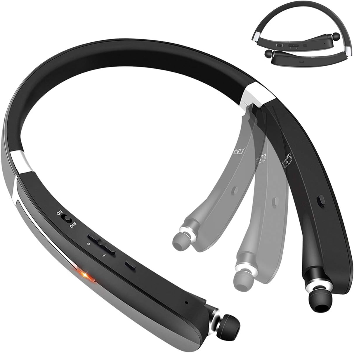 YOOSUN Bluetooth Headphones,Waterproof Wireless Headphones 47Hr Playtime … (997) (black1) (black1) (red) (black1)