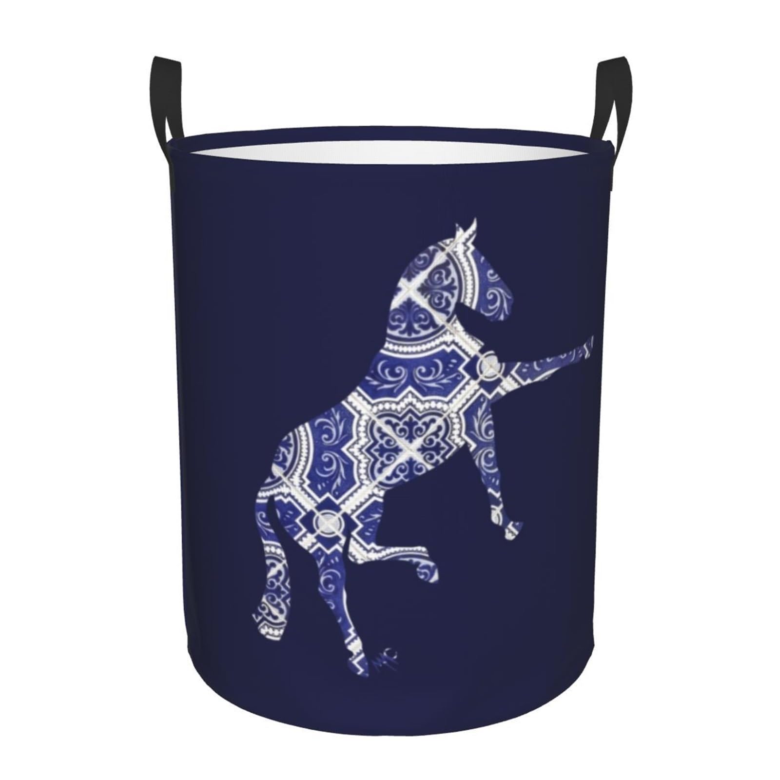 Fabric laundry hamper Vintage Laundry Hamper Large Storage Basket for Family(Color18,42x34 cm)