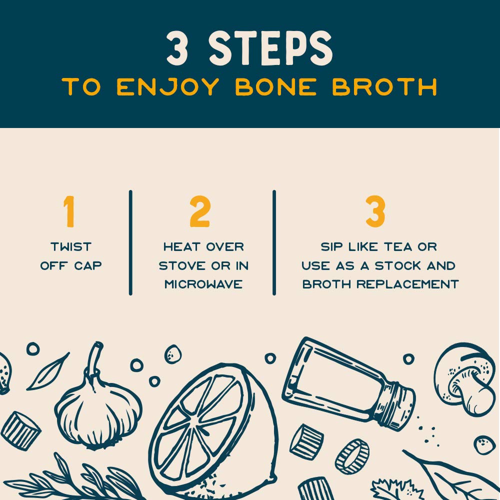 Bare Bones Chicken Bone Broth for Cooking and Sipping, 16 oz, Pack of 12, Pasture Raised, Organic, Protein and Collagen Rich, Keto Friendly