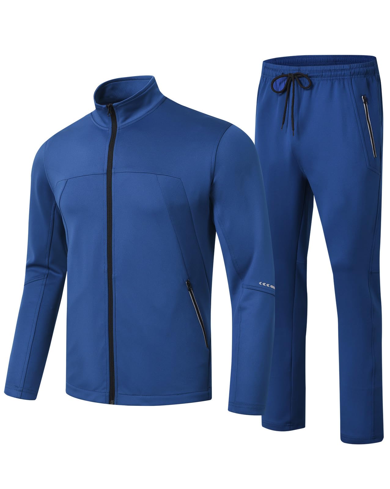 TBMPOY Men's Tracksuits Sweatsuits for Men Sweat Track Suits 2 Piece Casual Athletic Jogging Outfits Full Zip Sets