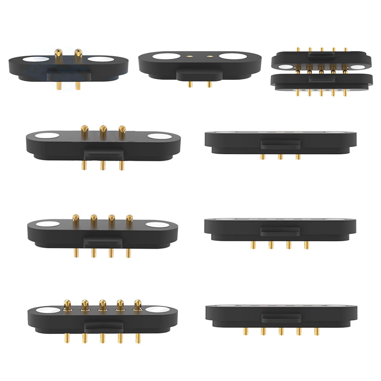 Amazon.com: 2 Pair Magnetic Pogo Pin Connector, 2/3/4/5P 1A