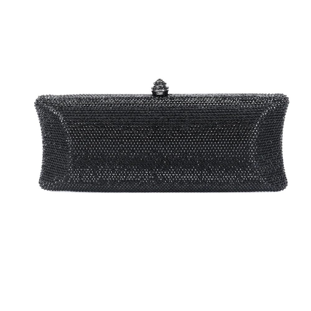 Borse da donna Oro Argento Nero Crossbody Borse da sposa Borsa da sposa Festa Notte Pochette Pietra Strass Borsa da sera