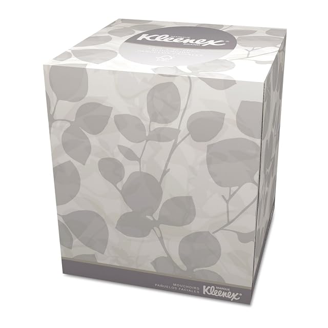 Kleenex White Facial Tissue 2-Ply Pop-Up Box 90 Sheets Box Pack of 1