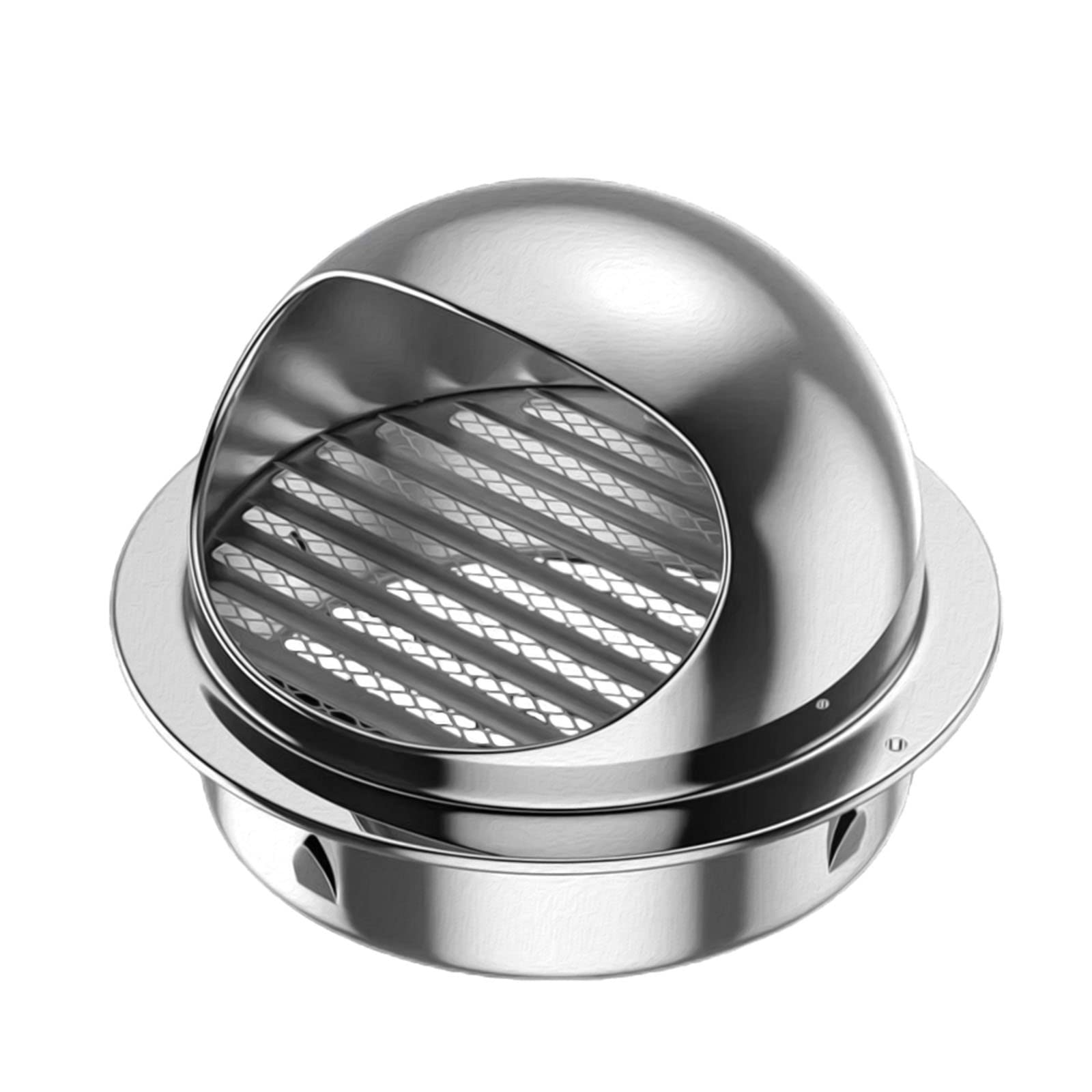 WORDFUN Grille D'aération en Acier Inoxydable, Conduit Aérateur d'air Ventilation Grille, Grille De Protection, Garniture De Sortie d'air, Hotte D'échappement, pour L'évacuation De L'air