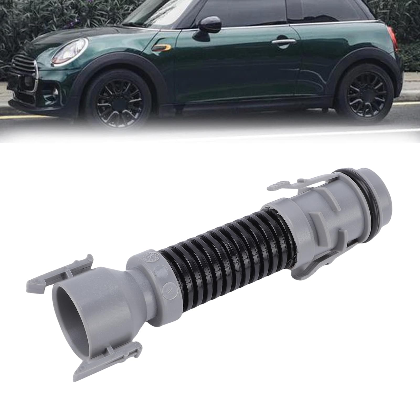 SIXRUN 13718513538, Copertura per Bilanciere Tubo di Pausa con Aspirazione Dell'aria con Precisione e Installazione Facile per Mini N47N, D R56 2010-2014 e Altro Ancora