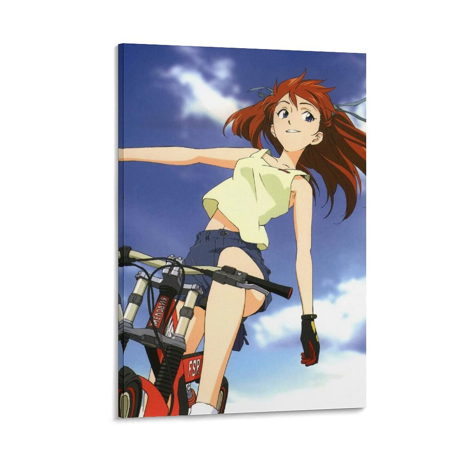 EVA Canvas Art アスカ(The bicycle） エヴァンゲリオン公式アパレルブランド【RADIO EVA Online Store】