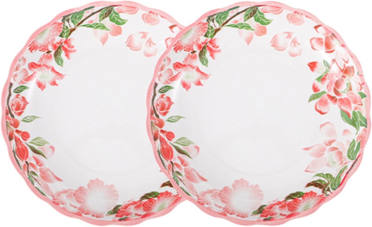 Dinner Plate,Ceramic Plates,Porcelain Plates,8 Inch Scratch Resistant Round Dining Plate,Set of 2,for Salad,Pasta,Dessert,Steak,Appetizers,Microwave,Oven and Dishwasher Safe