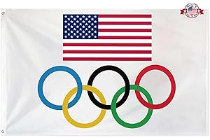 Majestic Olympic Decorations Flag at 3' x 5' for the International Sports Scene