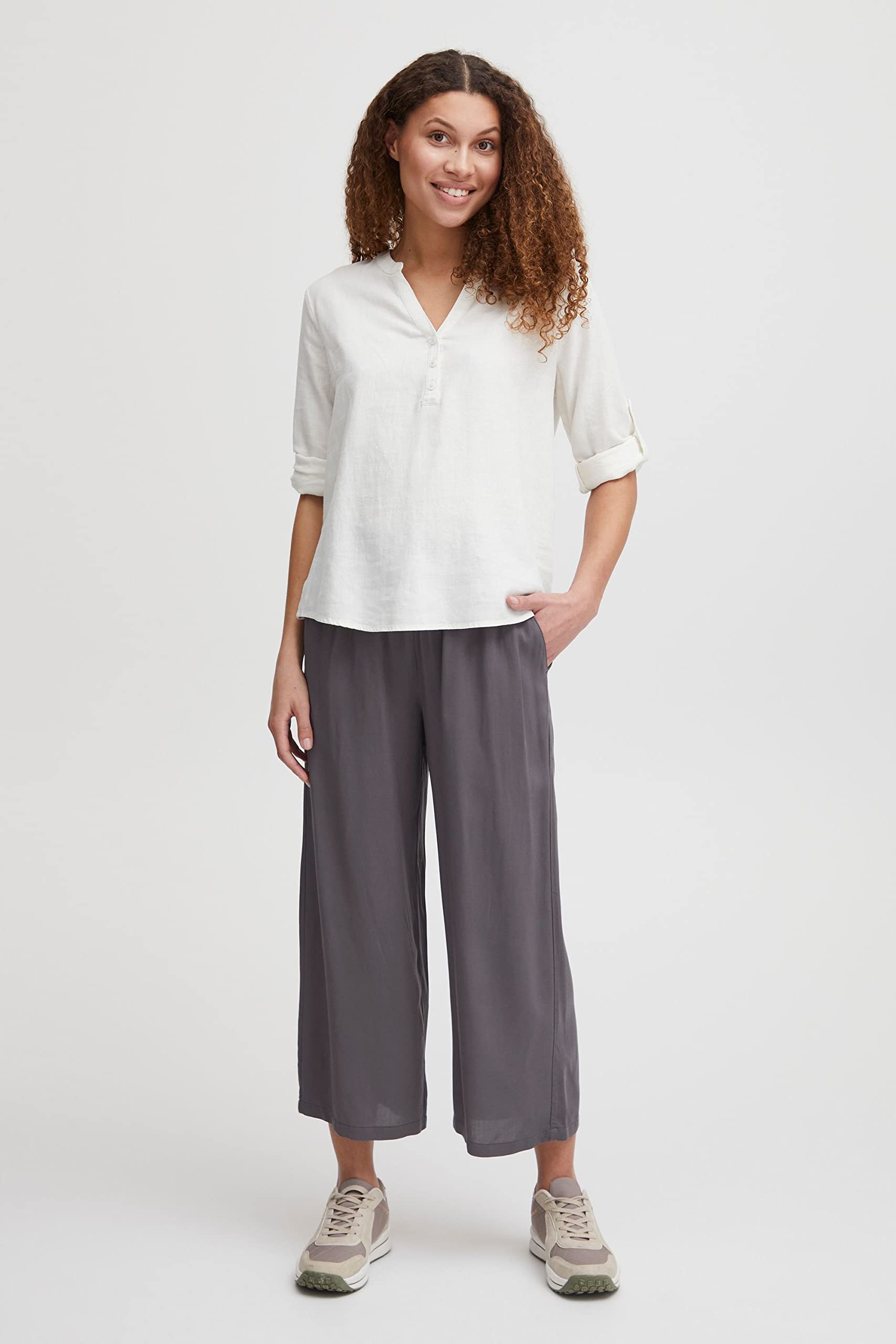OXMO OXElisabeth Damen Hose Freizeithose Pants