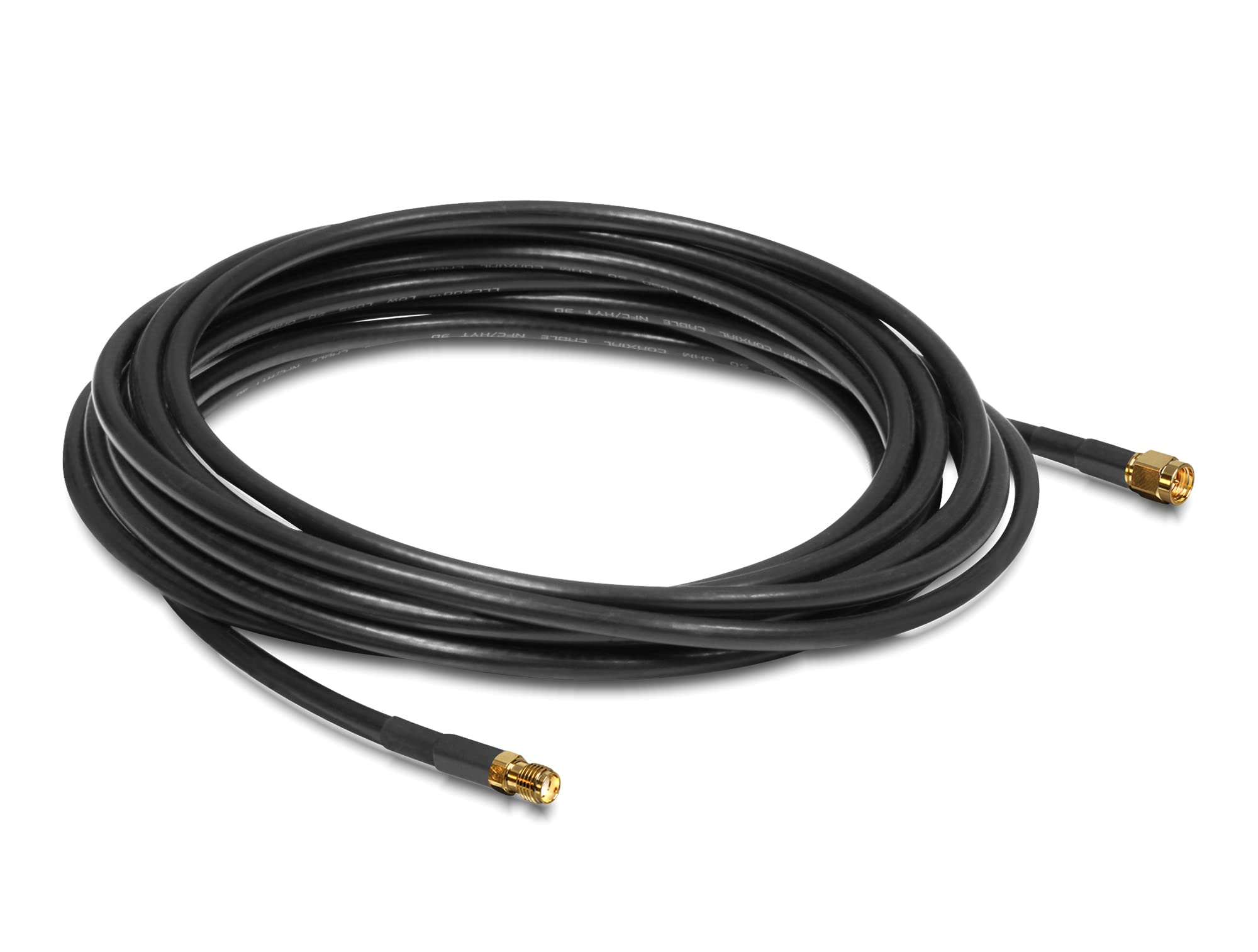 DeLock HF SMA Stecker > SMA Buchse 5 m CFD200 low loss