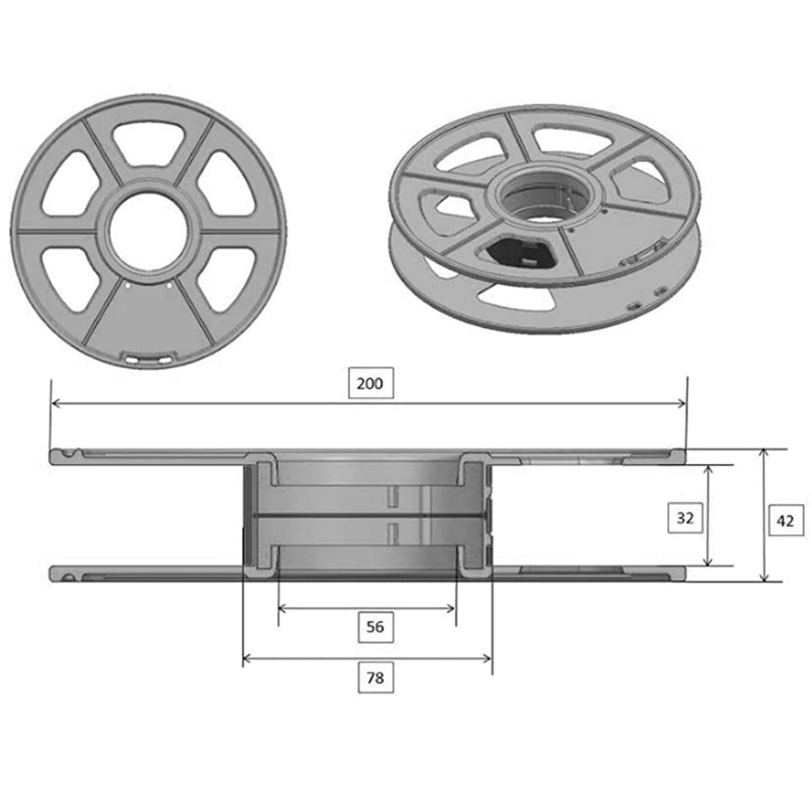 3D-Drucker-Verbrauchsmaterial, PVA-Filament-3D-Drucker-Trägermaterial, Gute Wasserlöslichkeit, 1,75 Mm, 0,5 Kg Bobbin, 170M,Gelb