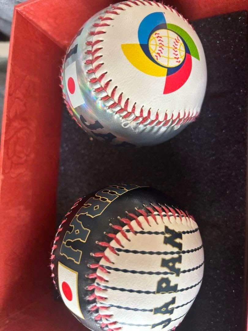 WBC 2017 オフィシャル 記念ボール　侍ジャパン記念ボール　2種類 WBC 2017 オフィシャル 記念ボール 侍ジャパン記念ボール 2種類
