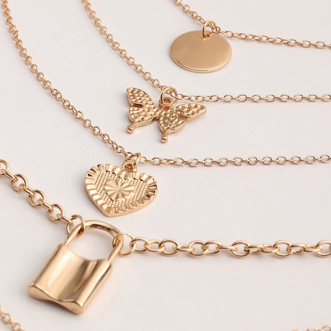 Plated-Toned 5 Trending Necklaces Combo