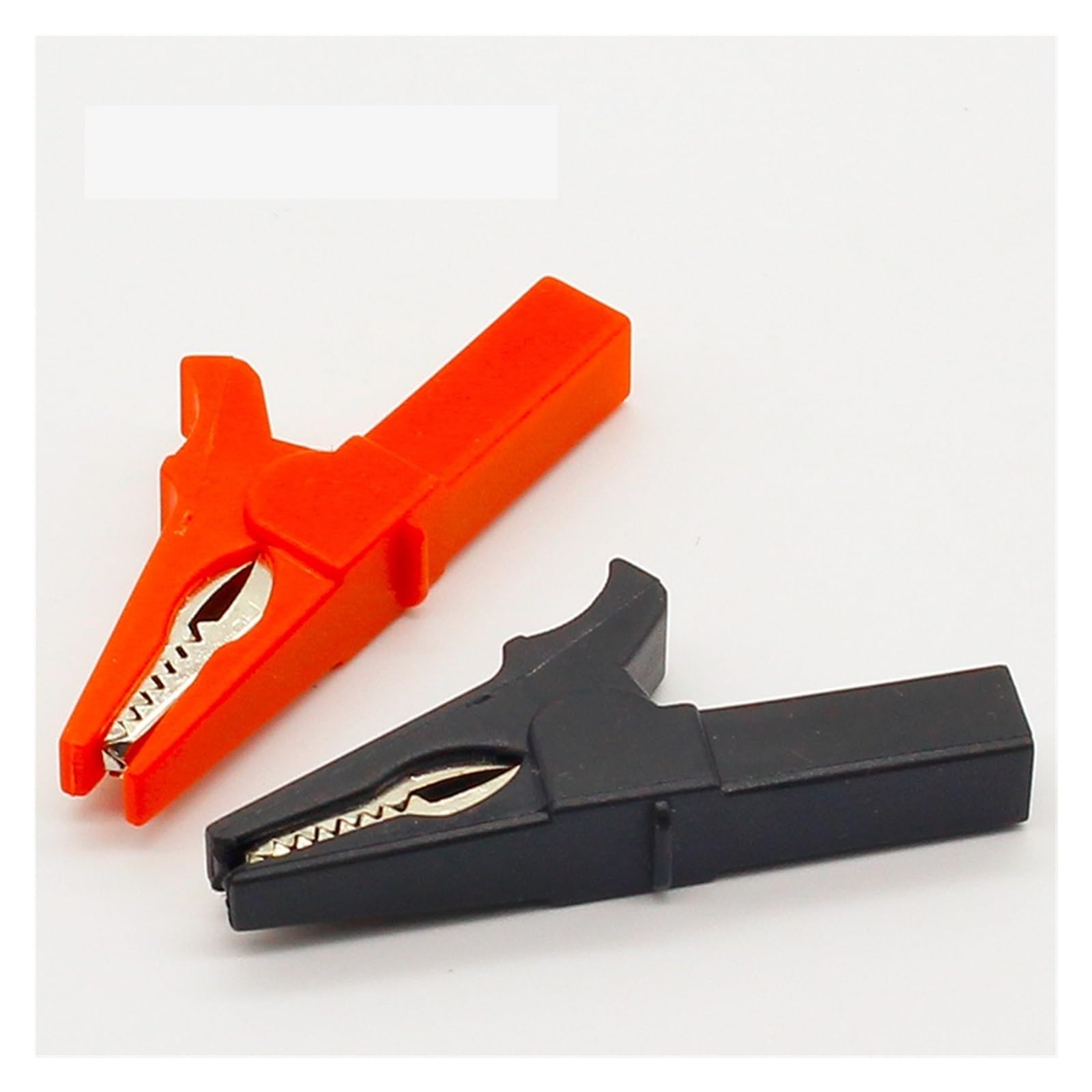 VWWJCCRO 2PCS Battery Test Clip 55MM HV Alligator Clip For Banana 4mm Multimeter Pen Cable Probes Crocodile Clip