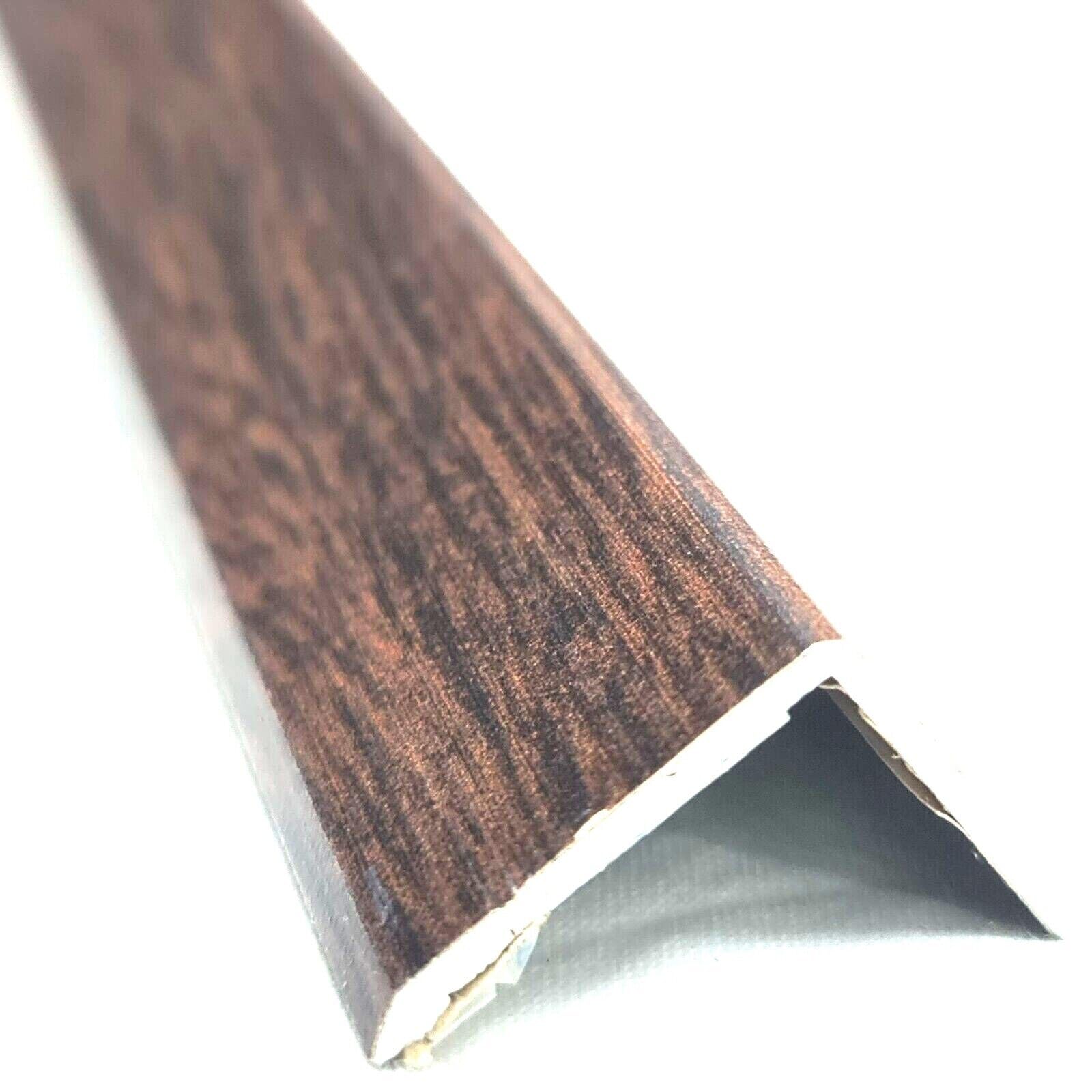 Home Supplies Direct Walnut Brown Effect Aluminium Motion Cover Strip Threshold Floor Edging 900Mm (Corner (25Mm X 20Mm))