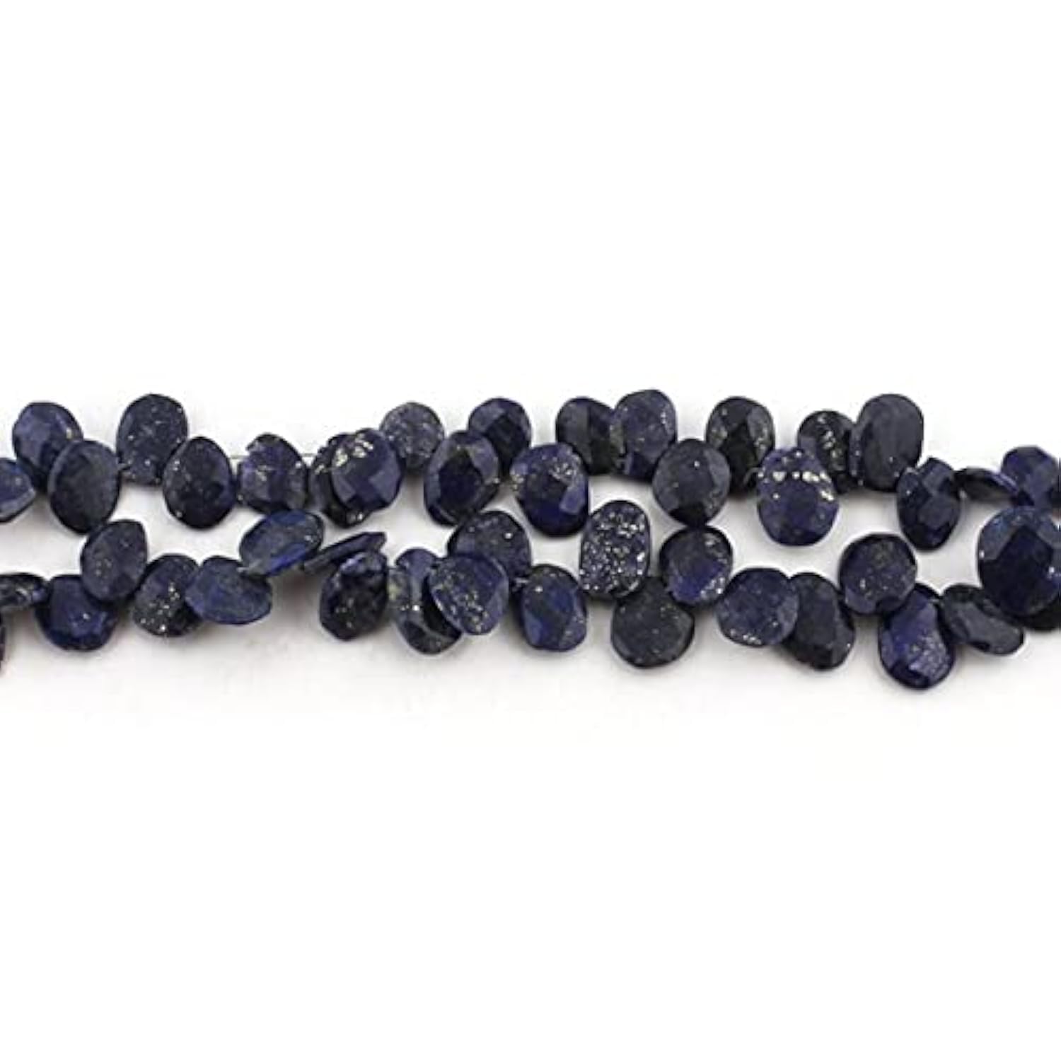 Lapis lazuli faceted briolettes pour création de bijoux de 8 pouces SB694